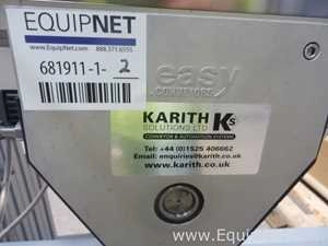 Three Sections of Easy/Karith Belt Conveyor Stainless Steel Support Frame and Control Panel