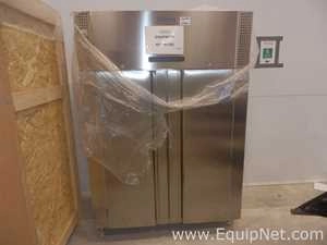 Vindon Model K1270 Double Door Refrigerator, Stainless Steel Cabinet