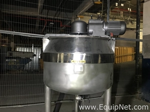 BCH 500 Liter Steam Jacketed Hemispherical Scrape Surface Vessel