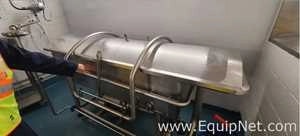 Stainless Process Equipment 110 Gallon Capacity Stainless Steel Fill Wash Trough