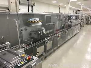 BIB-BOB Line With Korber Medipak, Pagomat 6/2 Labeller And MediSeal P1600 Cartoner