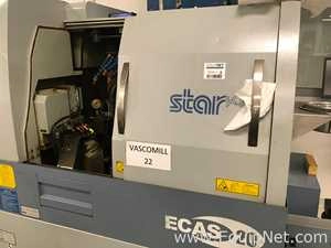 Star Micronics ECAS-20 CNC Swiss Type Automatic Screw Machine with Genius 120 Bar Feeder