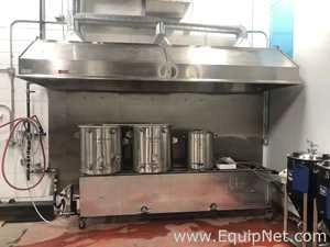 PsychoBrew 4-Burner Beast 100 5 bbl Pilot Brew System