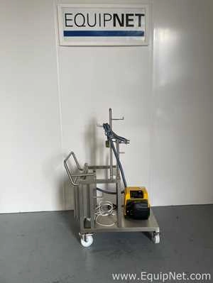 Watson Marlow 630Du Peristaltic Pump On Unit Stand with PendoTech Pressure MAT Monitor