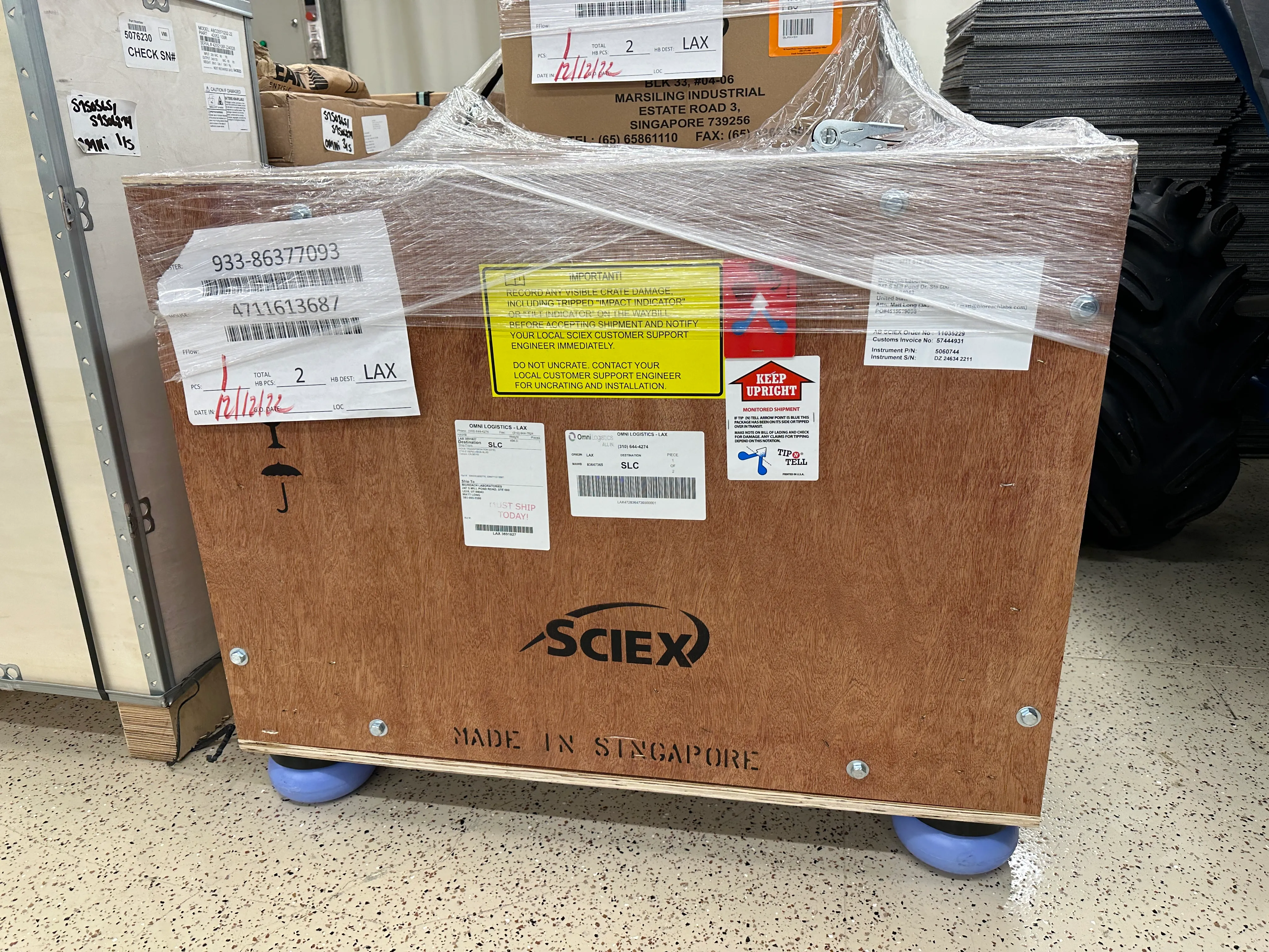 BRAND NEW Sciex 6500+ COMPLETE system, new in box, with warranty from SCIEX.