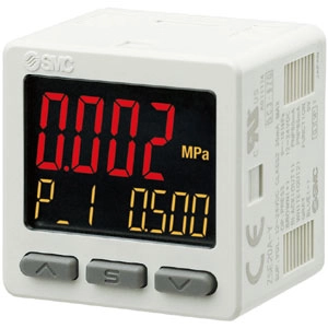 SMC | ZSE20(F)/ISE20 Series, 3-Screen Display High-Precision Digital Pressure Switch