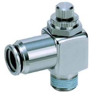 SMC | ASG Series, Stainless Steel Speed Controller (Elbow Type)