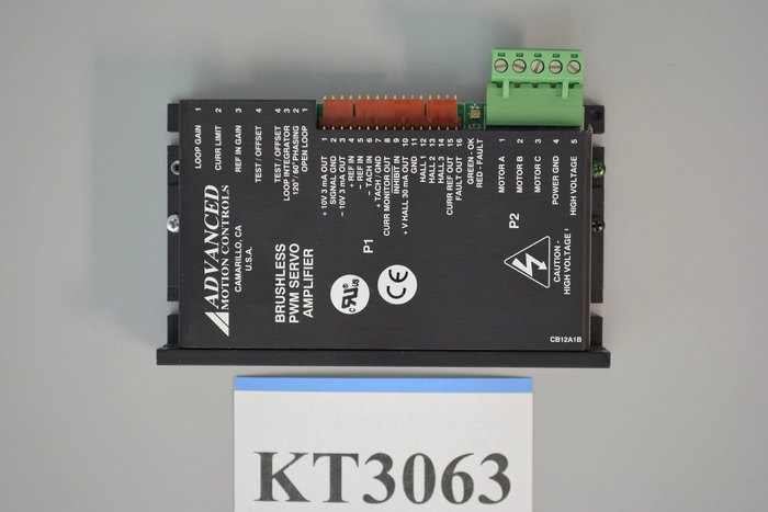 KLA-Tencor | B12A6F-KL3, Brushless PWM Servo Amplifier