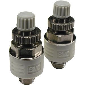 SMC | ASN2 Series, Metering Valve with Silencer