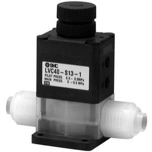 SMC | LVC Series, High Purity Chemical Liquid Valve/Air Operated, Integrated Fitting Type