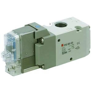 SMC | VP300/500/700 Series, 3 Port Solenoid Valve/Pilot Operated Poppet Type