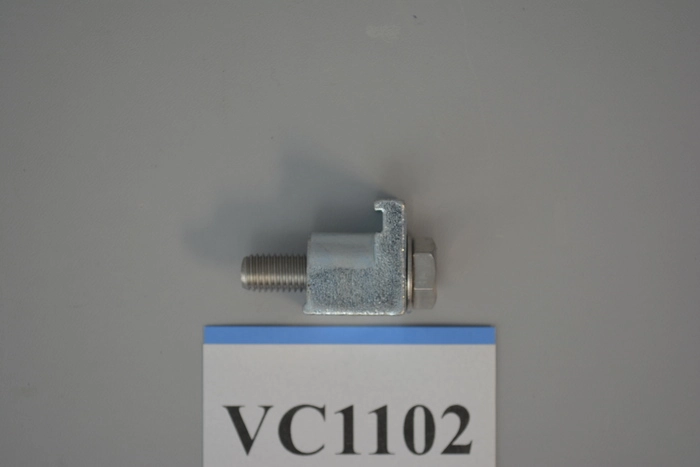 Vacuum Components | ISO320500SCCZP-012, ISO320-500 Single Claw Clamp L=30 (M12/S) #Steel+Zn