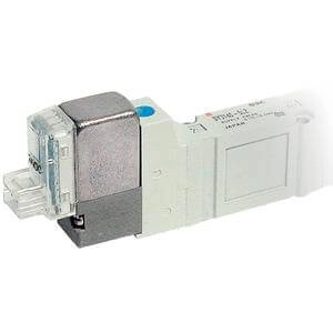 SMC | SY3000/5000/7000 Series, 5 Port Solenoid Valve/Plug-in Type