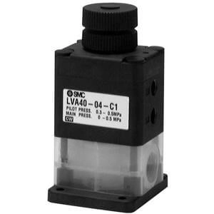 SMC | LVA Series, High Purity Chemical Liquid Valve/Air Operated, Threaded Type
