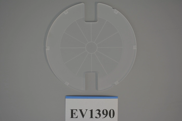 EVG | Z0600759, 4&rdquo; Quartz Pressure Insert (for 6&ldquo; tools) w/ WBP &amp; Clamp Holes