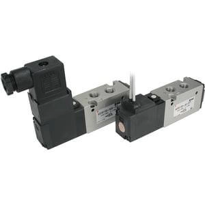 SMC | VFS1000/2000/3000/4000/5000/6000 Series, 5 Port Solenoid Valve