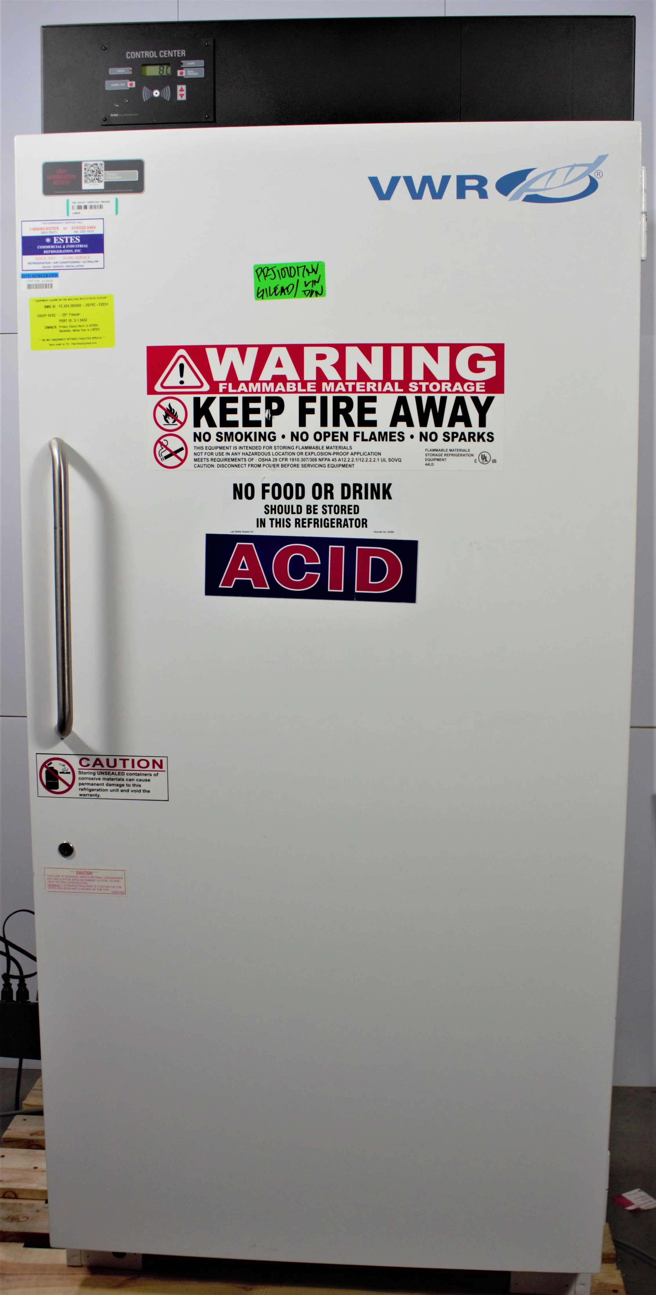 VWR Flammable Material Storage Freezer - 3369879