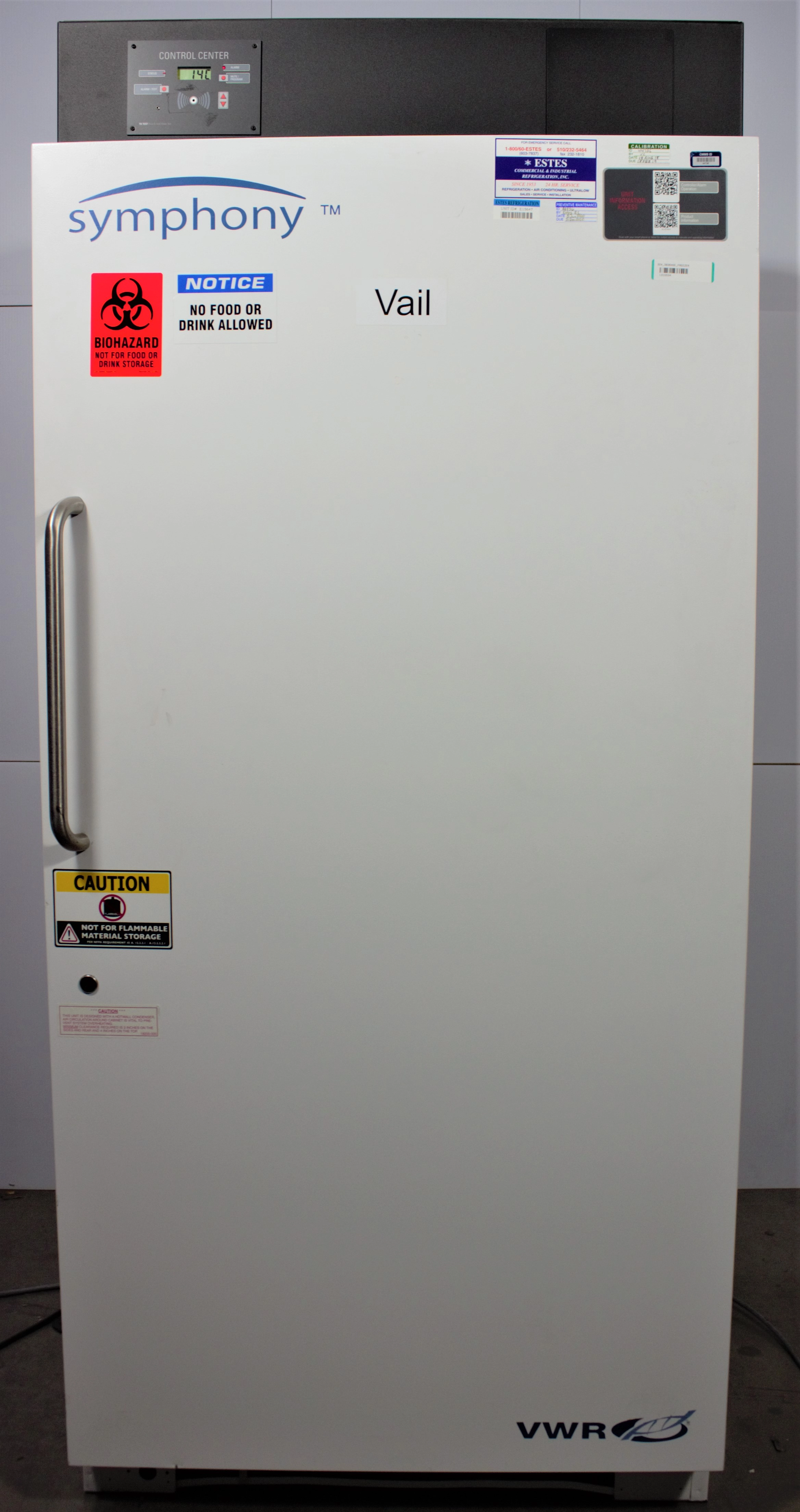 VWR Flammable Material Storage Freezer - Used - VG (Very Good) Condition - 30 Cu ft - 120V - 60Hz US - SYM-15E0254-1505 - 3369880