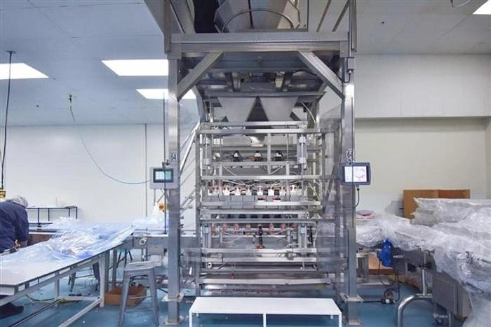 Ohlson Linear Gummy Packaging Line with Scale and Bottling System