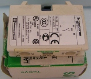 SCHNEIDER ELECTRIC TESYS, LADN10 X1, INST CONTACT BLOCK, TESYS-038374, MADE IN FRANCE, 2C1452, CE