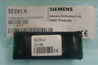 SIEMENS SWITZERLAND LTD HVAC PRODUCTS SEZ916 11-04 158WF TS02 17782 45113 15/04/2011 INUT 020V OU
