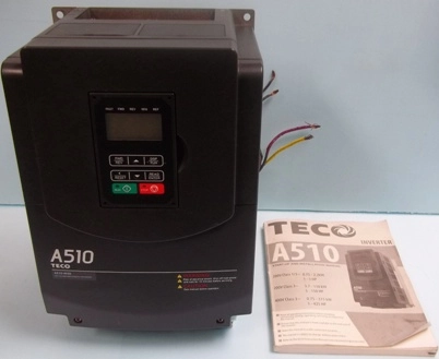 TECO A510-4020 INVERTER, MODEL: A510-4020-C3, NO: (10)133001309(21)002A1011F0612000300, A510 INVERTE