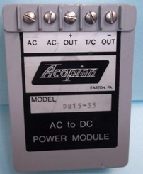 ACOPIAN AC TO DC POWER MODULE MODEL NO: D815-35 