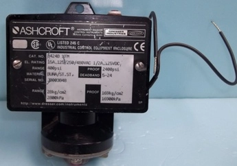 ASHCROFT INSTRUMENT DIVISION CONTROL INSTRUMENTS DRESSER INDUSTRIES INDUSTRIAL CONTROL ENCLOSURE CAT
