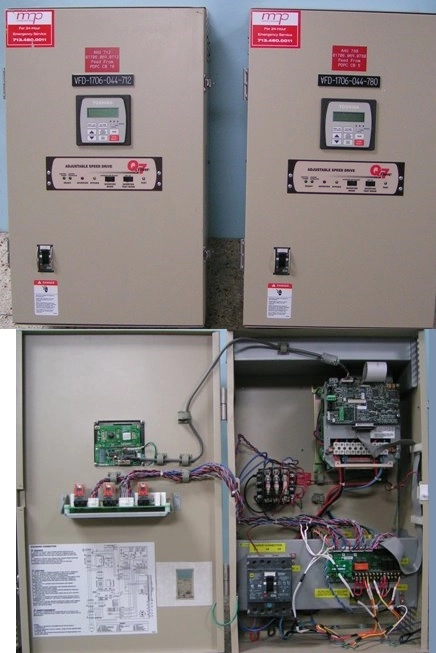 TOSHIBA INTERNATIONAL CORP, ADJUSTABLE SPEED DRIVE Q7 FLOW, TRANSISTOR INVERTER, TYPE FORM: Q74025I