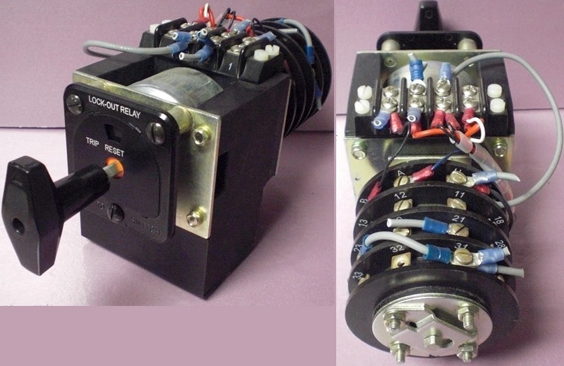 ELECTRO SWITCH CORP, LOCK OUT RELAY, ELECTRO SWITCH, SERIES: 24 LOR, 125 VDC, CAT NO 7823DD, 1149