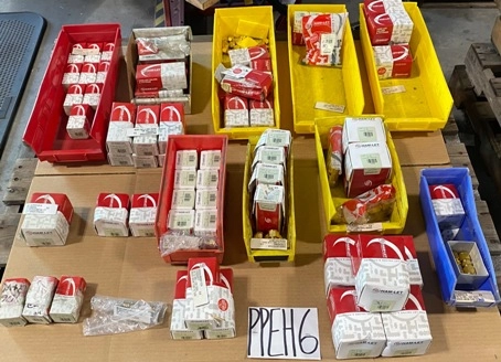 HAM-LET BULKHEAD UNION, 3/8" LET-LOK TUBE CONN, BRASS, 774L-B