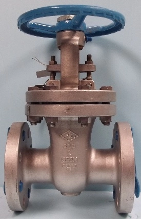 PK VALVE CO LTD 2" CLASS 300 FLANGED STAINLESS STEEL CF8M GATE VALVE, A7111, PR3, 554, SEAT HF, DI