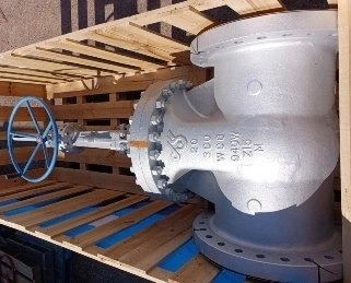 DSI VALVES, 20" 300 WC6 GATE VALVE WITH HAND GEAR 940W Z15 M, DSI API 600 FIG G23UF-WC6, SIZE: 20", 