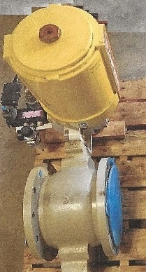 VALTEK / FLOWSERVE 10" 150 LB FLANGED SHEARSTREAM HPZV 3134 SEGMENTED V-PORT BALL VALVE WCB/316 REC