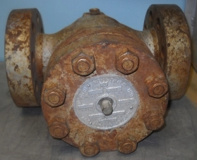 DANIEL INDUSTRIES INC GLOBE VALVE SIZE 2" CAT 347 : 79090 SERVICE GAS, ASTM A216, MATERIAL: STEEL