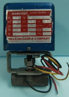 HILLS- MCCANNA COMPANY RAMCON ELECTRIC ACTUATOR MOD: 3B-3 115V 11A 60 HZ : 57077H31 