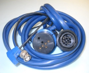 AMPHENOL 31-315 EQUIPMENT CABLE BLUE 9 FOOT 9 INCHES GRANVILLE-PHILLIPS CO BOULDER COLORADO USA : 8