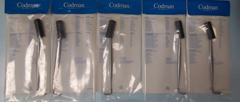 CODMAN SENN RETRACTOR SHARP, REF50-4260, LOT: YCE-07D2, 2010-7, 1 PER PACKAGE, BAR CODE NO: +H202504