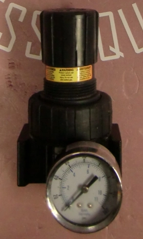 PARKER PRESSURE REGULATOR VALVE PT NO 7R318AC P MAX=250 PSI (1700KPA) TMAX=175DEGF(30DEGC) I