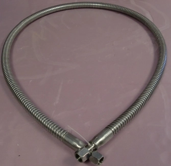 70" METAL FLEX HOSE, W/FITTINGS CHS-295-295-72, MD11, WP, 1100 PSIG MAX, MACRO