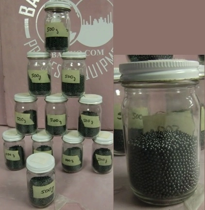  SMALL JARS W/LIDS CONTAINING 500G (500 GRAMS TOTAL INCLUDING JAR) (JAR WEIGHS 94 G) OF LEAD SHOT L