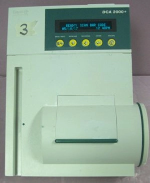 BAYER 5031C DCA 2000+ MODEL: SN5031C, : 311920, FUSE: 250 V, T-125 A, 100-240 V ~ 04 A,50/60 HZ, W