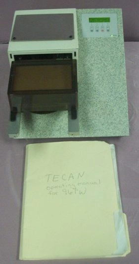 TECAN MICROPROCESSOR-CONTROLLED WASHER, TYPE: 96 PW, ART: F029015, : 74335, VOLTAGE: AC 100-120/220-