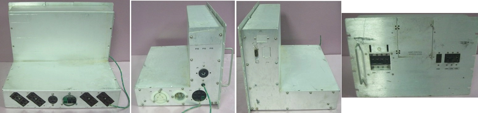 R&amp;D MADE ALUMINUM HOUSED CONTROL PANEL WITH THE FOLLOWING SWITCHES: CB1, CB2, CB3, CB4, CB5, CB6