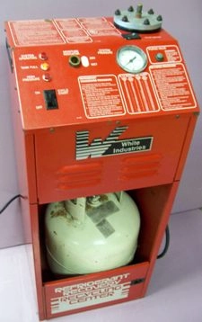 WHITE INDUSTRIES REFRIGERANT SYSTEM MODEL: 1060, REFRIGERANT RECOVERY RECYCLING CENTER BUILDER 1393
