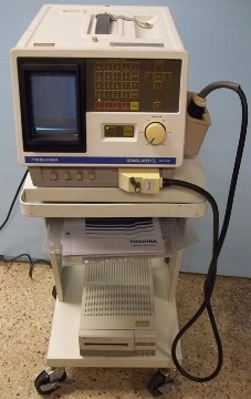 TOSHIBA SONOLAYER-L LINEAR ELECTRONIC SCANNING SYSTEM, MODEL: SAL-32B, : 5624803, 117VAC, 60/60HZ, I