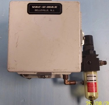 VAC-U-MAX VALVE CONTROL BOX CAT NO: 28346 NO: C1229560 115V 1 PHASE 60HZ INCLUDES WATTS REGULATOR MI