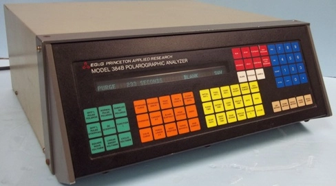 EG&amp;G PRINCETON APPLIED RESEARCH MODEL 384B POLAROGRAPHIC ANALYZER : 44104 "SELECTED VOLTAGE 100 