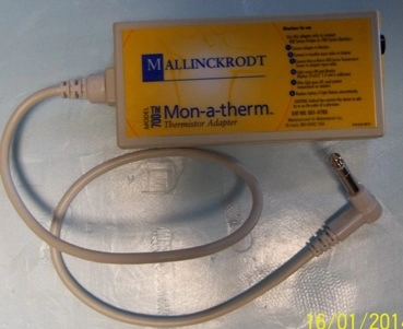 MALLINCKRODT 700TM MON-A-TERM (THERMISTER ADAPTOR) : 342-0815/342-0816 RUNS ON BATTERY (INACTIVE) %