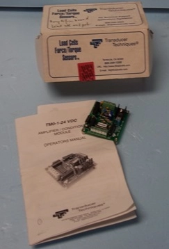 TRANSDUCER TECHNIQUES LOAD CELLS FORCE TORQUE SENSOR AMPLIFIER/ CONDITIONER MODULE (MFR) MODEL TMO-1